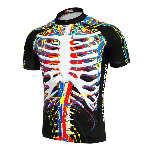 Customized NEW Hot 2017 Meridians nerve skull JIASHUO mtb road RACING Team Bike Pro Cycling Jersey / Shirts & Tops Clothing Breathing Air