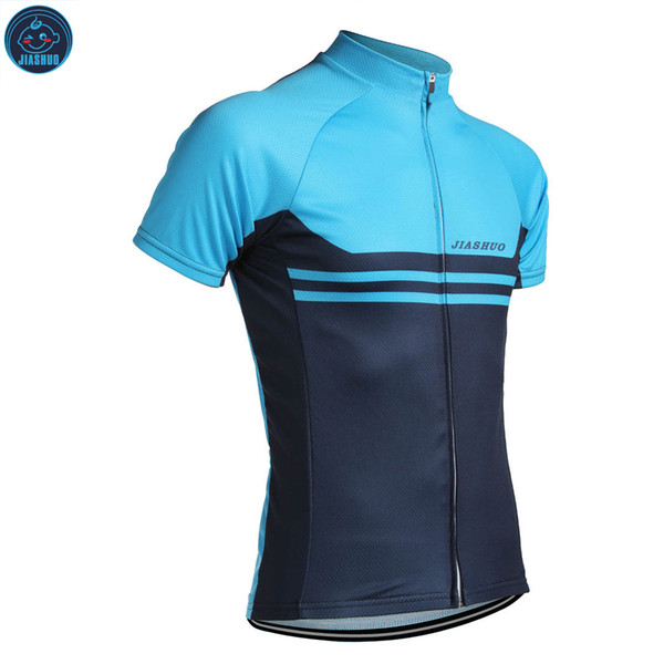 Customized NEW 2017 Dark Blue Lines JIASHUO mtb road RACE Team Bike Cycling Jersey / Shirts & Tops Clothing Breathable Ropa CICLISMO