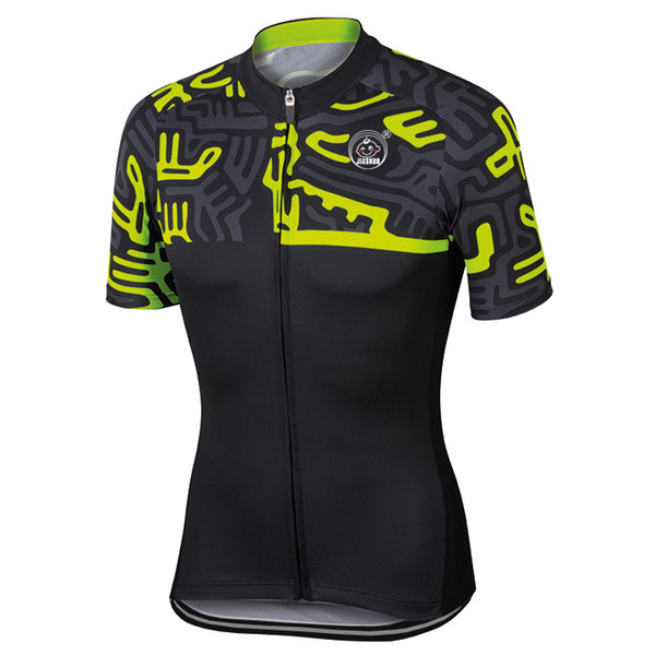 Customized NEW Hot 2017 JIASHUO Classical Black Mountain road RACING Team Bike Wear Cycling Jersey / Shirts & Tops Clothing Breathing Air