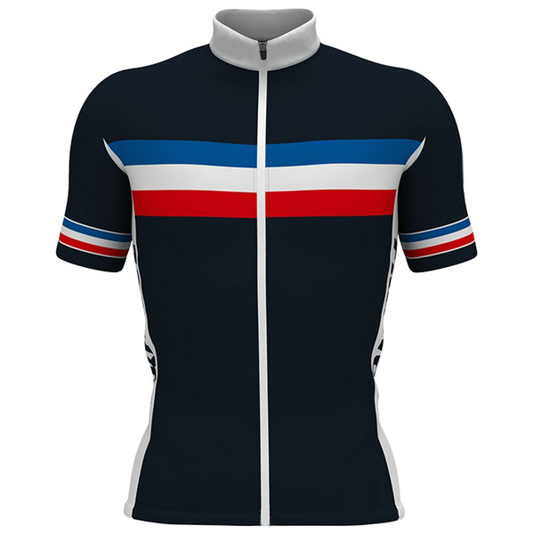 Customized NEW 2017 FRANCE Dark Blue Classical JIASHUO mtb road RACING Team Bike Pro Cycling Jersey / Shirts & Tops Clothing Breathing Air