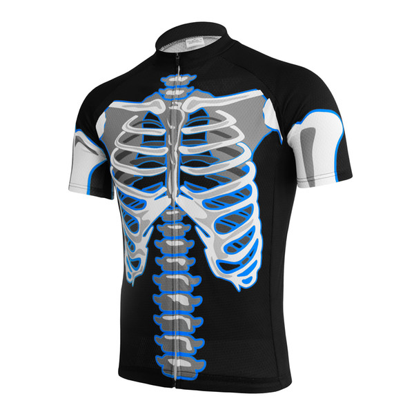 Customized NEW Hot 2017 skeleton skull JIASHUO mtb road RACING Team Bike Pro Cycling Jersey / Shirts & Tops Clothing Breathing Air