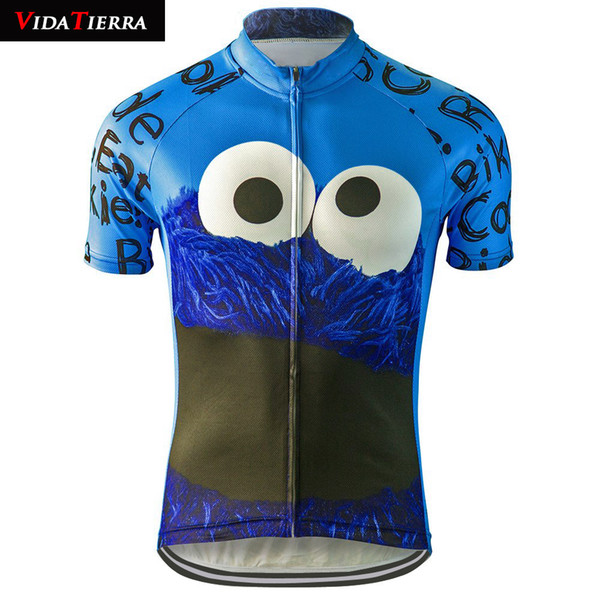 2019 men cycling jersey eat Cookie riding pro racing team wear clothing ropa ciclismo maillot ciclismo interesting The New Cartoon Clothing