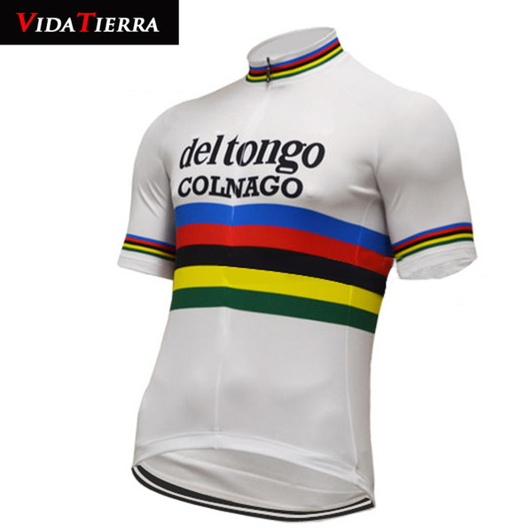 2019 men cycling jersey VIDA TIERRA HOT Wholesale green riding bike clothing bicycle wear short sleeve Maillot ciclismo pro racing team cool