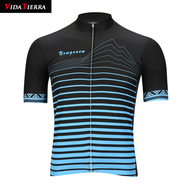 VIDATIERRA 2019 men black blue Simple lines Cycling Jerseys Maillot ciclismo Cartoon pro racing team cycling clothing classic Outdoor sports