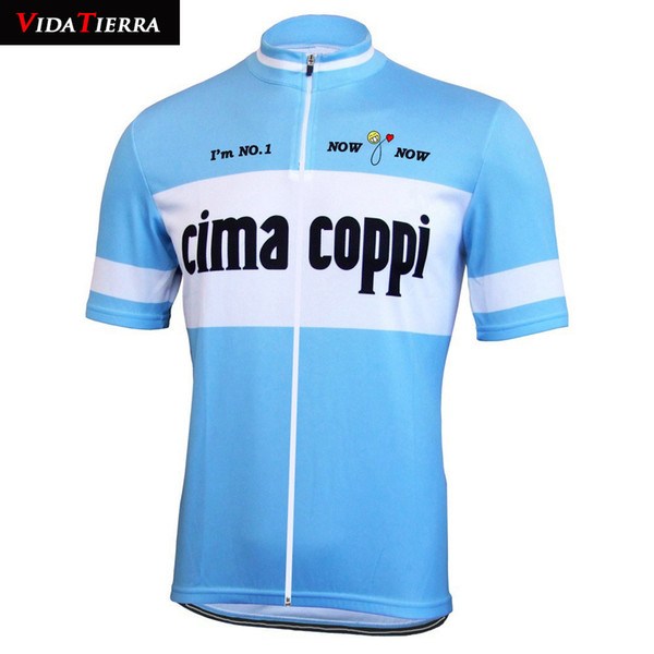 2019 men Light blue cycling jersey NO.1 riding pro racing team wear clothing ropa ciclismo maillot ciclismo interesting Outdoor sports cool