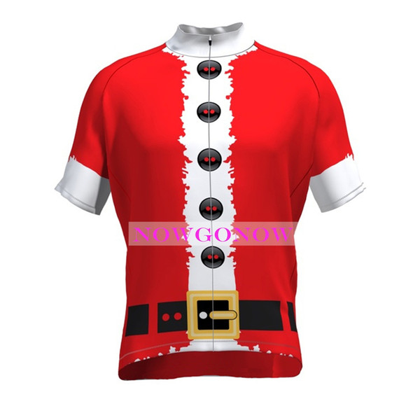 2016 cycling jersey gift Christmas Santa clothes bike clothing wear riding MTB road ropa ciclismo NOWGONOW cool bicyce full zip Polyester