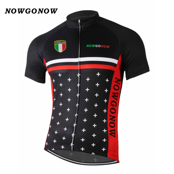 custom Man 2017 cycling jersey Italy Italian national team clothing bike black racing tops pro rider mountain road outdoor sport NOWGONOW