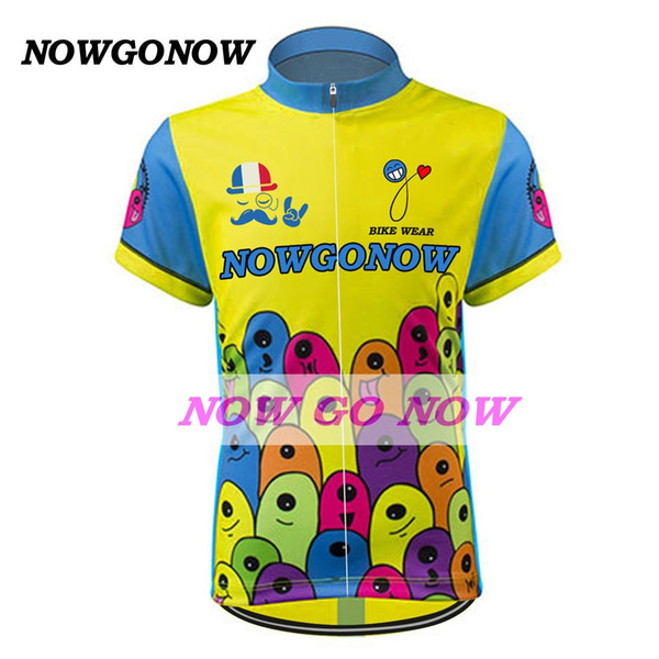 Can be customized 2017 tour cycling jersey yellow Fingers bike clothing wear riding MTB road ropa ciclismo cool NOWGONOW bicicleta funny