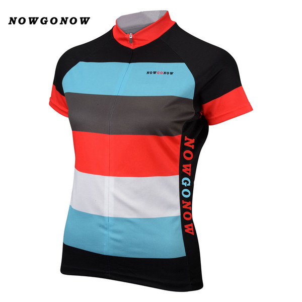 Can custom 2017 cycling jersey women colorful clothing bike wear NOWGONOW tops road mountain Triathlon summer Maillot Ciclismo girl lady