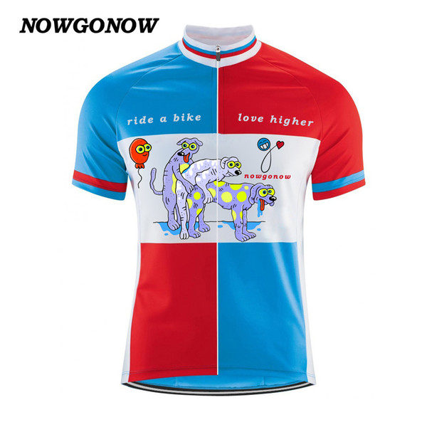 Man 2017 cycling jersey dog game rider a bike love higher short sleeve bike maillot ciclismo wear clothing riding make by NOWGONOW funny