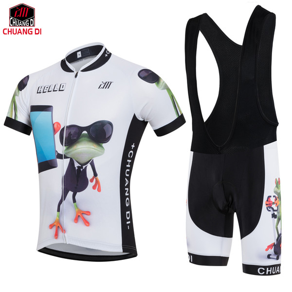 ZM Frog Cycling Clothing/Quick-Dry Cycle Clothes/Race Bicycle Wear Ropa Ciclismo/High Quality Mountain Bike Cycling Jersey