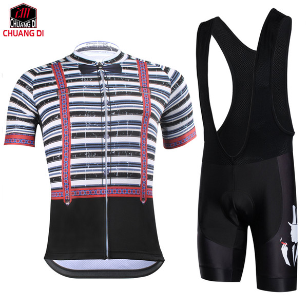 Chuangdi Mordeca Maillot Bicycle uniform Cycling Wear/Ropa Ciclismo mtb Bike Shirt Cycling Clothing Mens Race Cycling Jersey