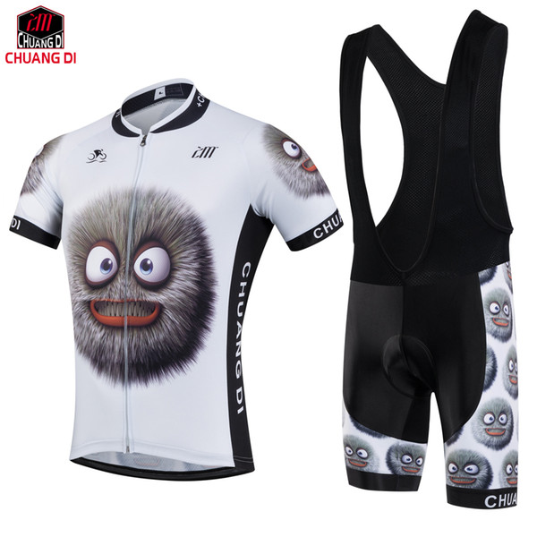 Man Funny cartoon sports Cycling Jersey Bike Short Sleeve Sportswear New Cycling Clothing & Bib shorts