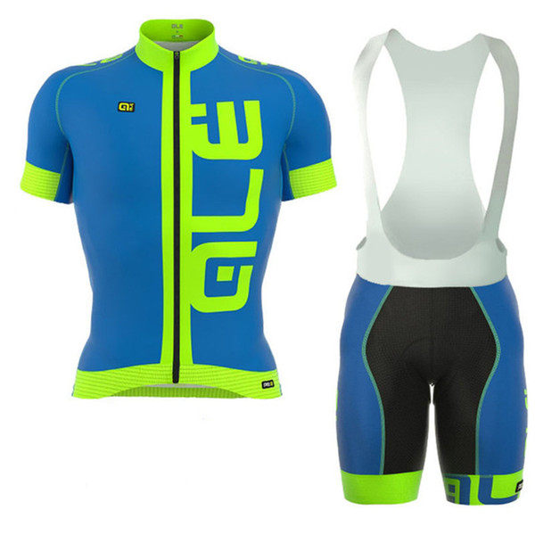 Crossrider ALE pro team cycling jersey bike short bib set MTB Ropa Ciclismo Fluorescent color cycling WEAR mens Maillot Culott