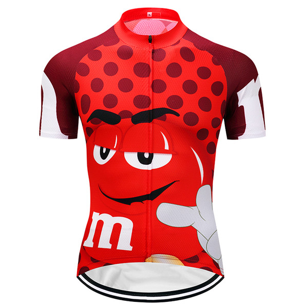 Crossrider M&M Funny cycling jersey Mtb Retro Bicycle Clothing cartoon Bike Wear Clothes Short Maillot Roupa Ropa De Ciclismo Hombre Verano