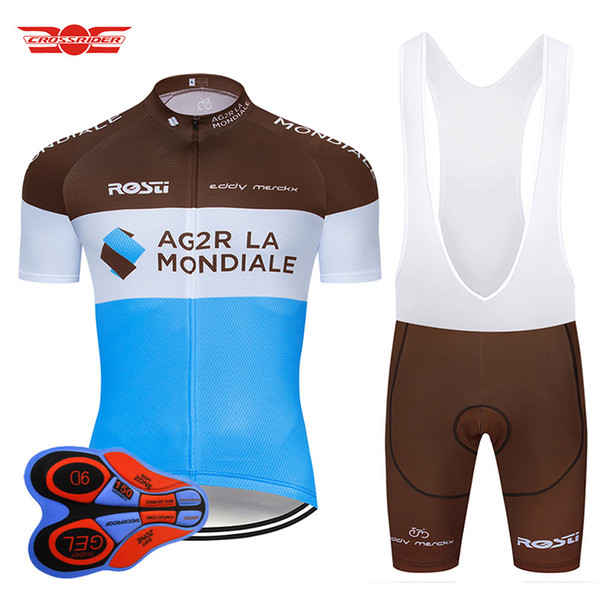 2019 Pro Team France Cycling Jersey 9D Set MTB Bicycle Clothing Bike Wear Mens Short Maillot Culotte