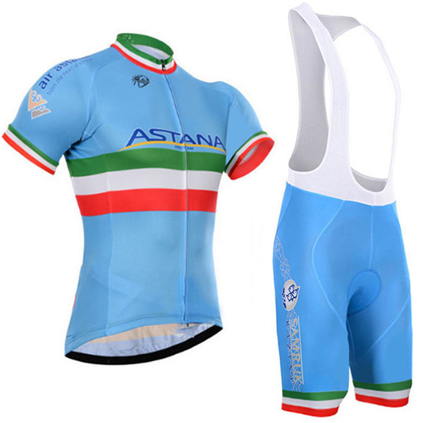 Crossrider 2016 team astana cycling jersey bike short sleeve SET MTB Ropa Ciclismo PRO cycling clothing mens bicycle Maillot Culotte