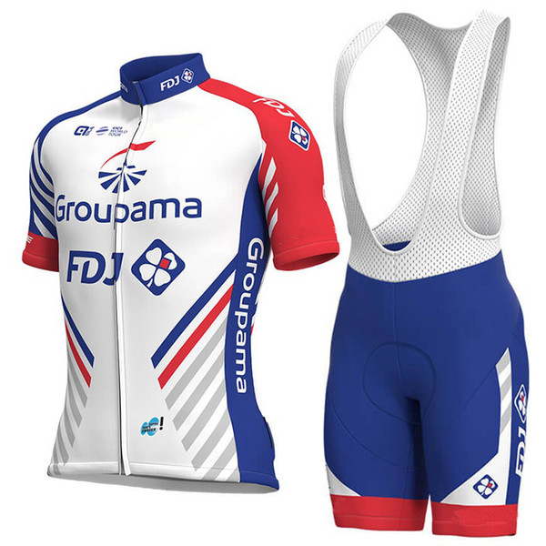 2018 Pro team FDJ cycling jersey bike short SET MTB Ropa Ciclismo PRO cycling clothing mens BICYCLING Maillot Culotte