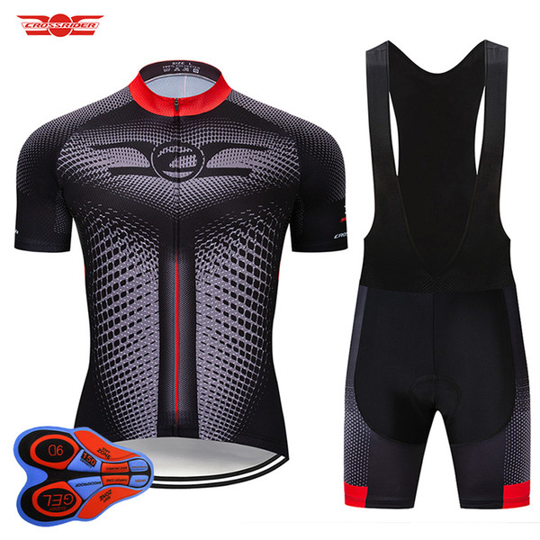 2019 New Cycling Jersey 9D Bib Set MTB Uniform Quick Dry Bike clothing Bicycle Wear Clothes Mens Short Maillot Culotte