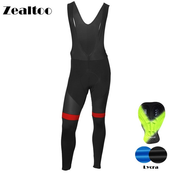 Zealtoo Outdoor Men's Cycling Long Pants Spring Autumn Breathable Trousers Padded MTB Bike Tights Bicycle Rding Pants Clothing