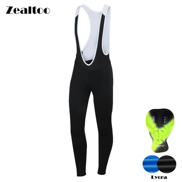 Zealtoo 2018 Spring Autumn Men Ropa Ciclismo Mtb Cycling Bib Pants Long Bike Tights Gel Padded Breathable Bicycle Trousers