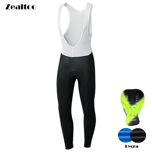 Zealtoo 2018 Spring Autumn Men Ropa Ciclismo Mtb Cycling Bib Pants Long Bike Tights Gel Padded Breathable Bicycle Culote