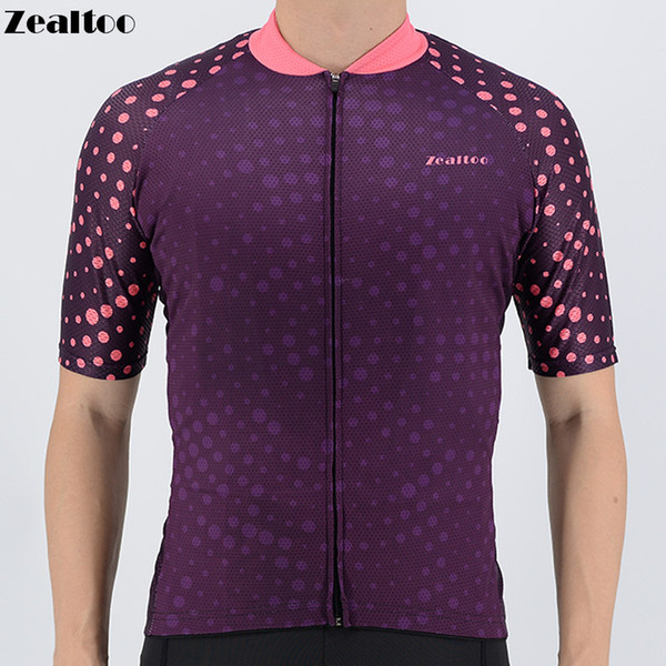 Zealtoo 2018 Cycling Jersey Short Sleeve Bicycle Bike Clothing for Men Ropa Ciclismo Summer Cycling Wear Clothes