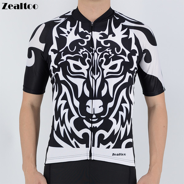 Zealtoo Cool design Cycling Jersey Breathable Summer Team Bicycle Clothing Cycle Wear Shirt Ropa Ciclismo MTB Bike Jerseys Tops