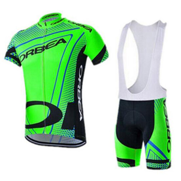 Brand New 19 colors Pro Team Orbea Men's Short sleeve 100% Polyester Cycling jersey Sets Quick-Dry Cycle Clothes Mountain Bicycle Wear