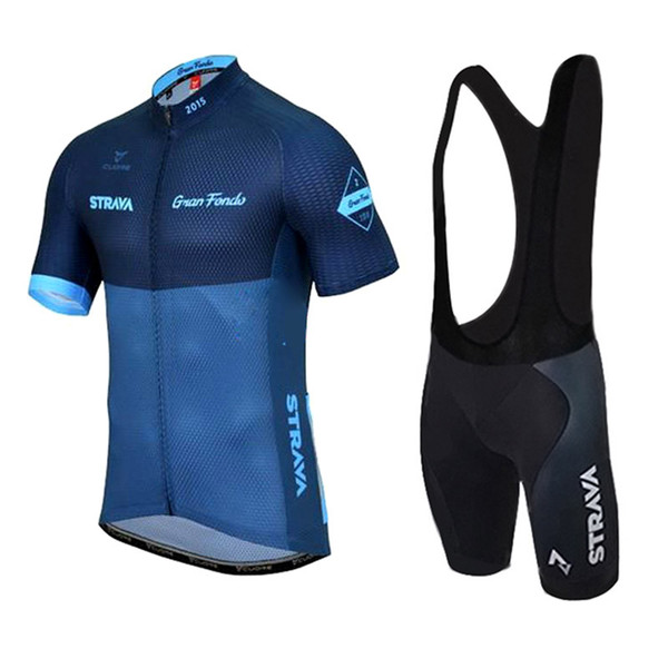 VACOVE Brand New Pro Team Strava Blue Cycling Clothing/Quick-Dry Cycle Clothes Mountain Bicycle Wear Ropa Ciclismo/Bike Cycling Jerseys Set