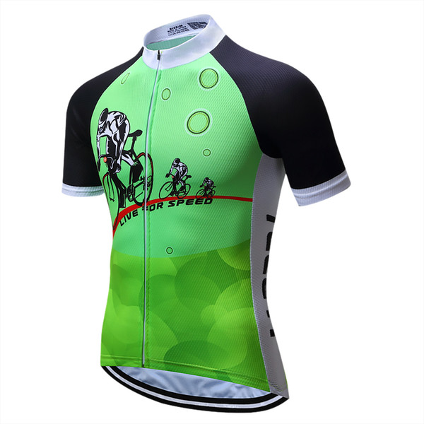 VACOVE Summer Breathable Short sleeves Cycling Clothing Pro MTB bike jerseys Ropa Ciclismo cycling shirt Team Polyester Cycling jerseys