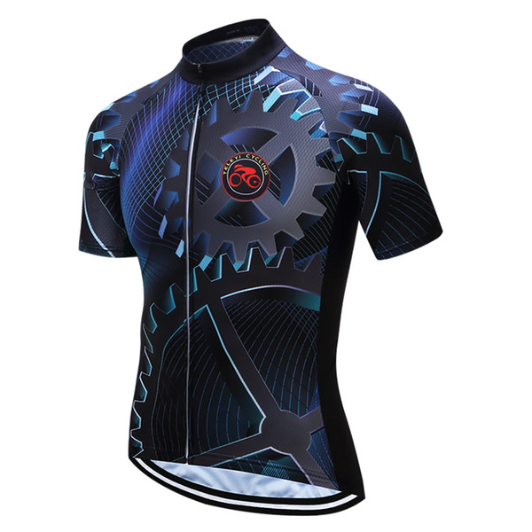 VACOVE Summer Breathable Short sleeves Cycling Clothing Pro bike jerseys Ropa Ciclismo cycling shirt New Team Polyester Cycling jerseys P5