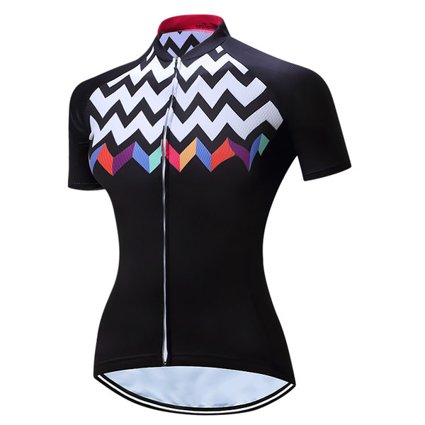 VACOVE Women Breathable Ropa Ciclismo cycling shirt Polyester Cycling jerseys Short sleeves Cycling Clothing Pro Team MTB bike jerseys PT26