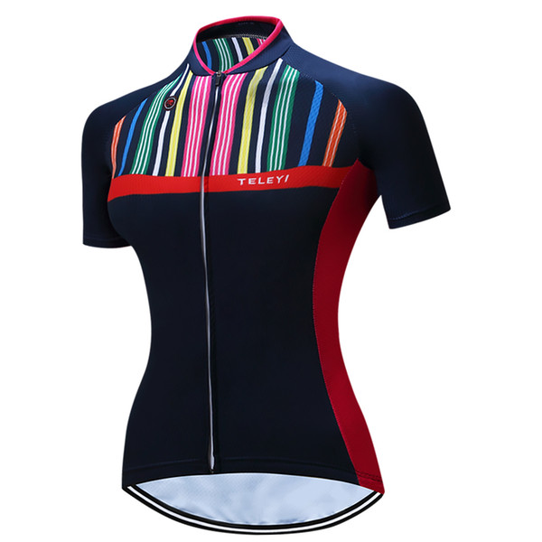 VACOVE Women Breathable Ropa Ciclismo cycling shirt Polyester Cycling jerseys Short sleeves Cycling Clothing Pro Team MTB bike jerseys PT24