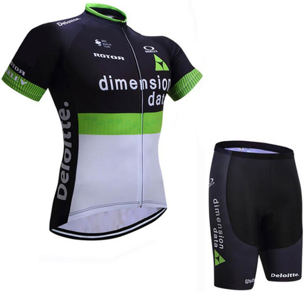 Summer Demension Data Pro Team Short sleeves Breathable Cycling Clothing MTB bike jerseys Ropa Ciclismo Cycling jersey GEL Breathable Pad