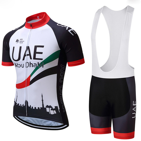 2018 TEAM UAE cycling jersey bike short MTB Ropa Ciclismo PRO cycling WEAR mens BICYCLING Maillot Culotte V001