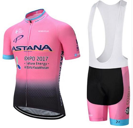 2018 TEAM ASTANA Cycling jersey gel bike shorts SOBYCLE Ropa Ciclismo mens summer quick-dry PRO BICYCLING wear Maillot Culotte A00010