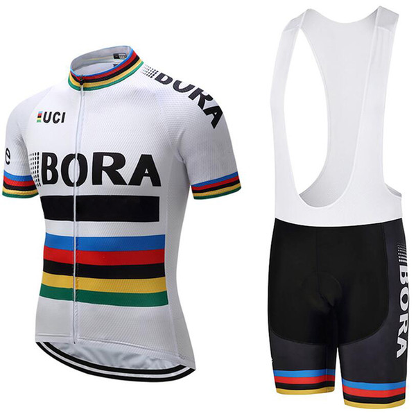 2018 TEAM BORA Cycling jersey gel bike shorts SOBYCLE Ropa Ciclismo mens summer quick-dry PRO BICYCLING wear Maillot Culotte A00017