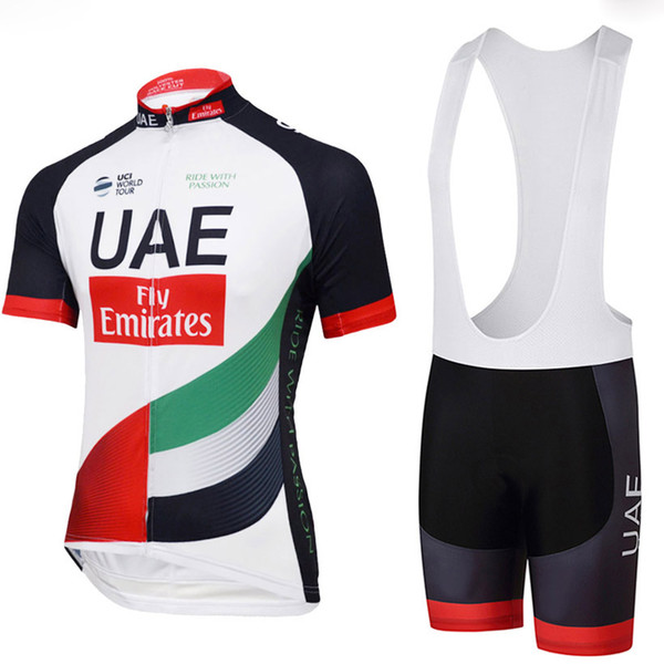 2018 TEAM UAE cycling jersey bike short MTB Ropa Ciclismo PRO cycling WEAR mens BICYCLING Maillot Culotte V002