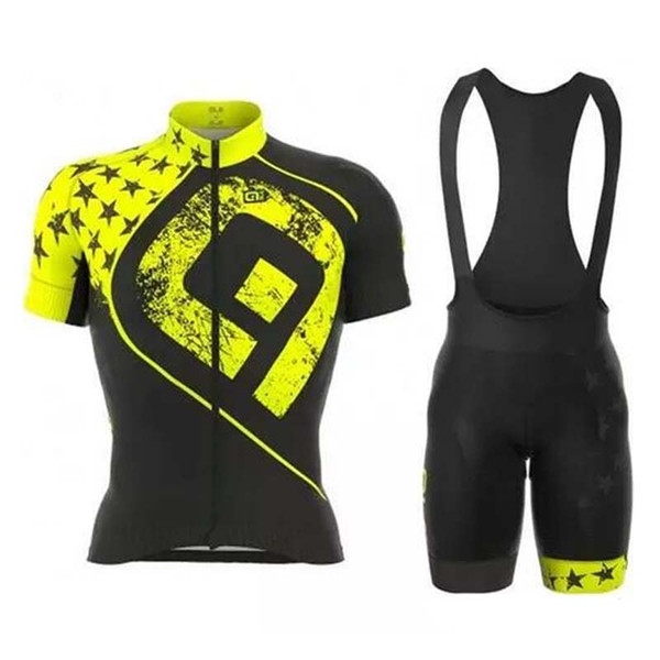 2019 bike outdoor Jersey short-sleeved shirt short strap set breathable wicking summer men's suit can be customized factory dir