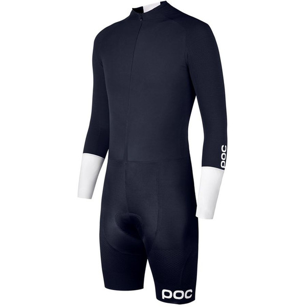 POC long sleeve man body PRO RACE Italian craftsmanship CUSTOM TRIATHLON LONG TRI STELLE FRONT ZIPPER SKINSUIT Run clothing Swimwear