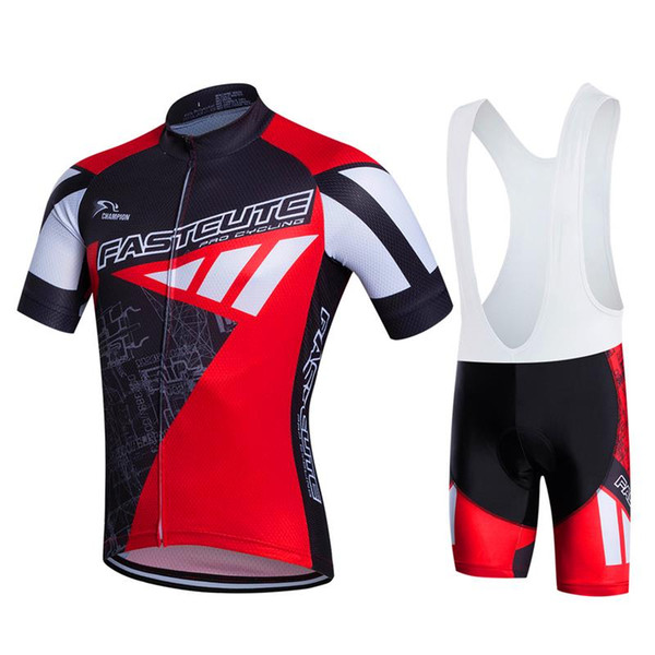 Cheap Summer Short Sleeve Mens Sports Suits Conjunto Ciclismo Roupa Cycling Jersey + Bib Shorts Sets MTB Road Bike Clothing Quick Dry