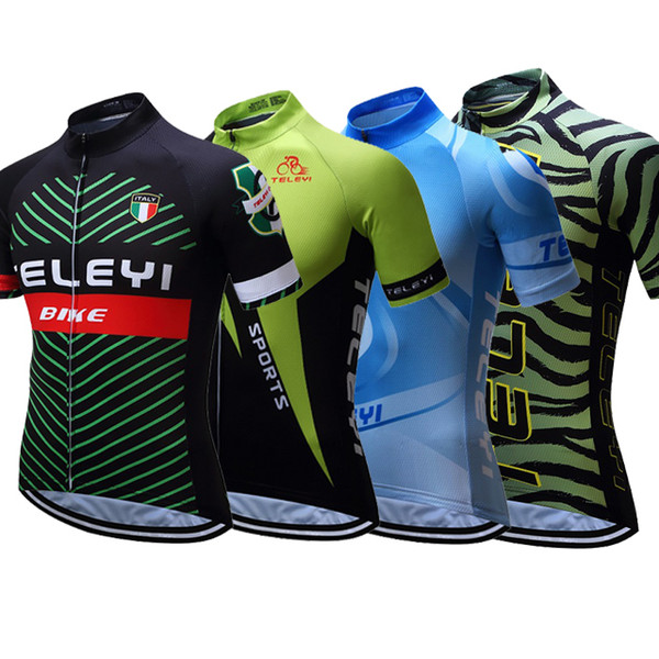 2018 Tour de France Pro Team MTB Cycling Jersey Top Shirts Maillot Ciclismo Short Sleeve Summer for Men & Women Bike Clothes Quick Dry