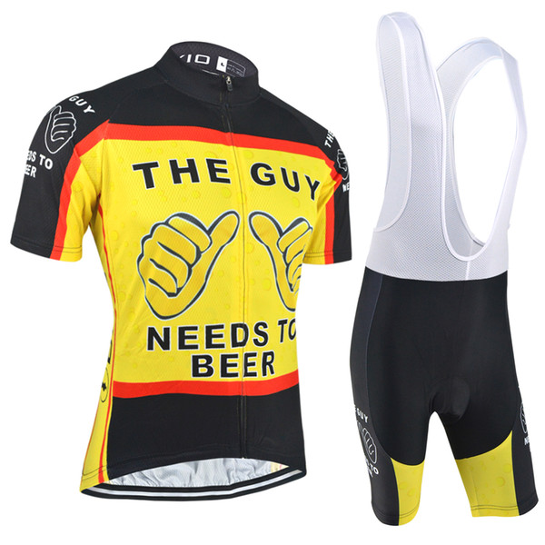 Bxio New Arrival Men Cycling Jersey Summer Short Sleeve Yellow Cycling Clothes Set Quick Dry Bicycle Clothes Breathable Ropa Ciclismo BX-035