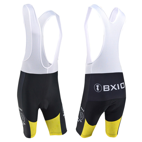 BXIO Lycra Cycling Shorts 3D Blue Gel Pad Bicycle Pant Can Be Choose White Bib Or No Bibs Cycling Pants BX-035