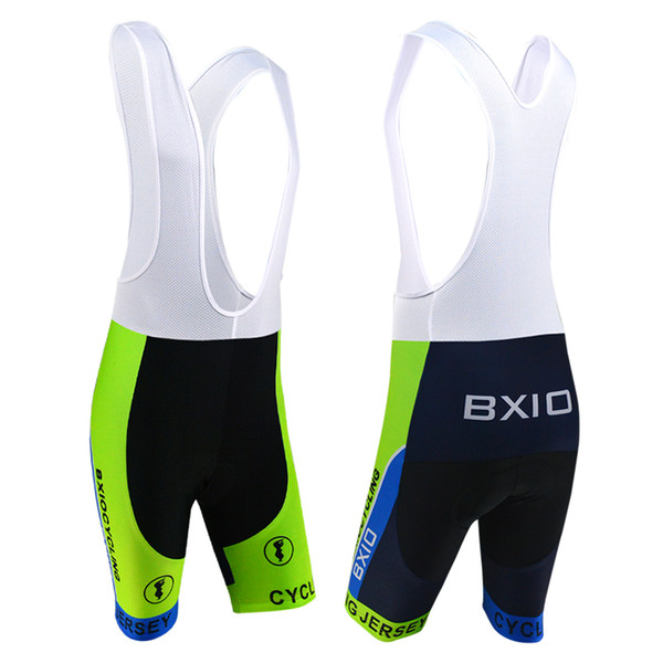 BXIO Bikes Pants Blue 3D Gel Pad Cycling Shorts Can Be Bib Or No Bib Cycling Pant Pantalón de ciclismo BX-004-P