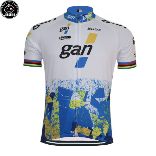 Blue ICE Retro Classical Mountain Road RACE BikeTeam Pro Cycling Jersey / Shirts & Tops Clothing Breathable Customized JIASHUO