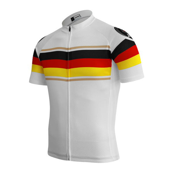 Customized NEW Hot 2017 Germany JIASHUO mtb road RACING Team Bike Pro Cycling Jersey / Shirts & Tops Clothing Breathing Air