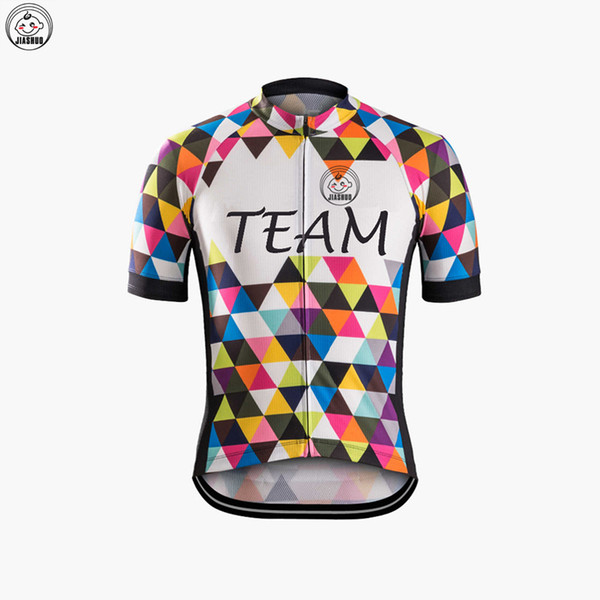 Customized NEW 2017 Colors Triangle Classical MTN Road RACE Team Bike Pro Cycling Jersey / Shirts & Tops Breathable Ropa CICLISMO JIASHUO