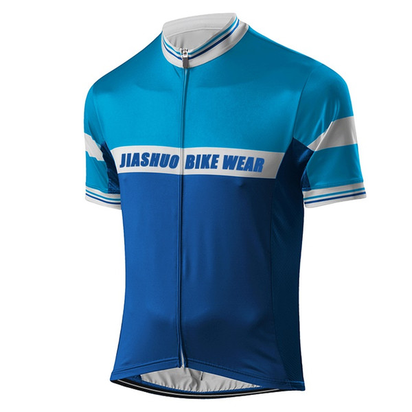 Customized NEW 2017 Blue EASY JIASHUO top mtb road RACING Team Bike Pro Cycling Jersey / Shirts & Tops Clothing Breathing Air